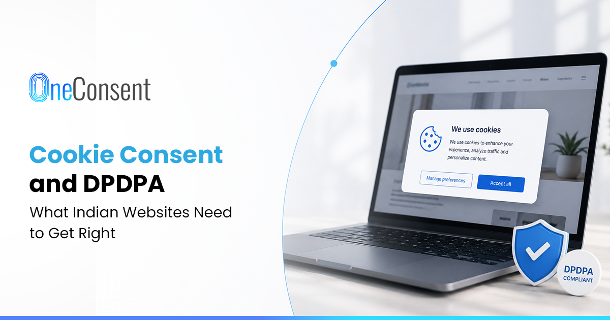 DPDPA Cookie Consent India - Analytics Tracking Before Consent Browser developer tools showing a Google Analytics request firing before the cookie banner has been clicked
